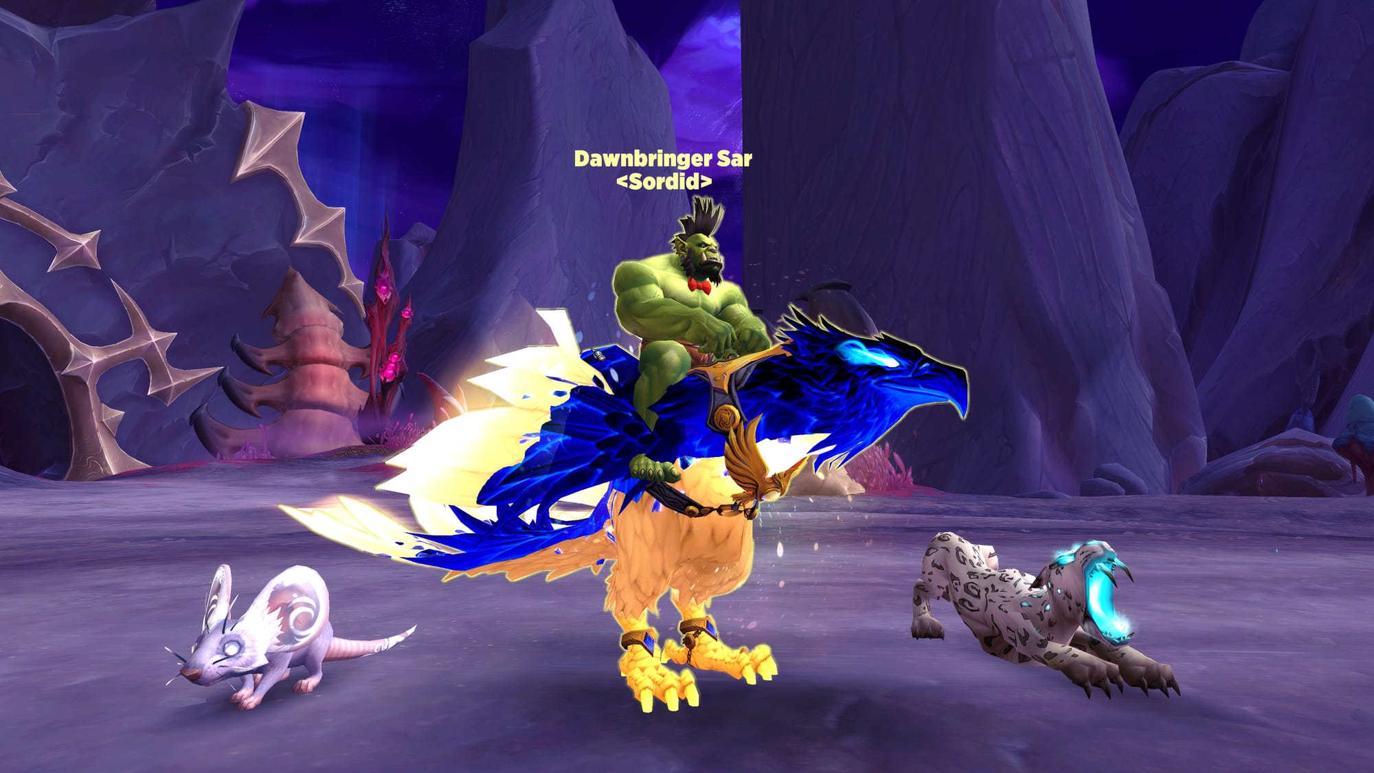 All done! Myhic L'ura mount obtained!