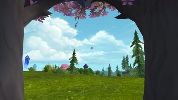 The view from my front porch in my guild neighbourhood. It's quite nice.